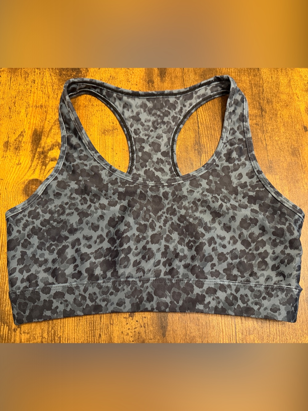 ALLFENIX-Women's “Liquid Leopard” Print Racerback Sports Bra